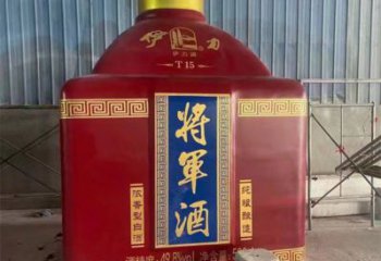 白城洋酒瓶雕塑選定，景觀雕塑，玻璃鋼洋酒瓶雕塑造型生產商