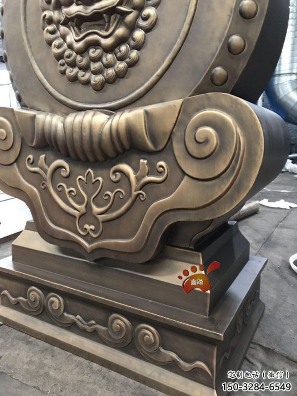 遼陽抱箍鑄造觀賞型，露天雕塑，鑄銅抱箍雕塑訂做