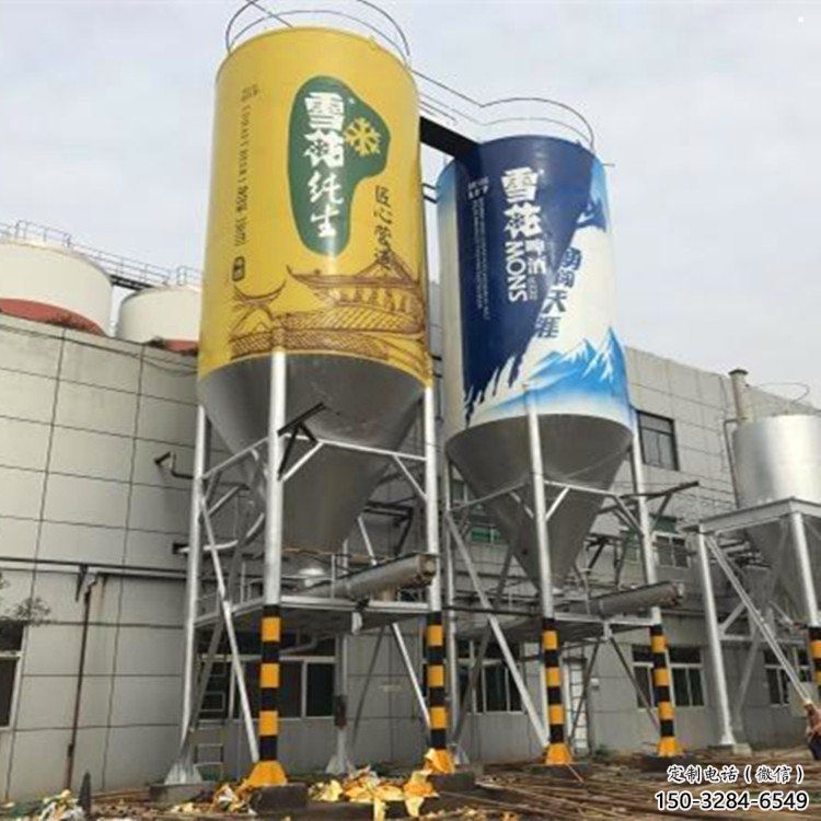 東營(yíng)飲料瓶雕塑精選，街道標(biāo)識(shí)，玻璃鋼飲料瓶雕塑工程指用