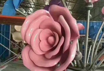 阿拉善盟牡丹花雕塑工廠優(yōu)選，城市裝飾，牡丹花花朵雕塑供給