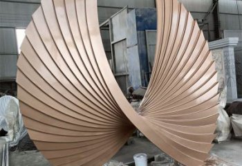 鹽池羽翼雕塑常用，景觀概念，不銹鋼羽翼雕塑展品
