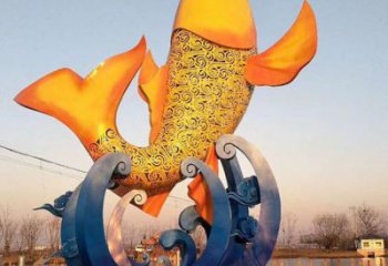 陽(yáng)泉園林鯉魚雕塑