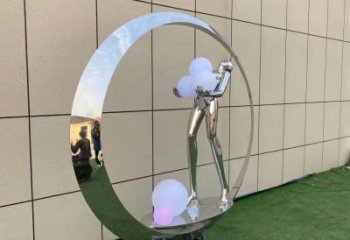 蓮湖仙子雕塑展品，公園小品，景觀圓環仙子雕塑生產商