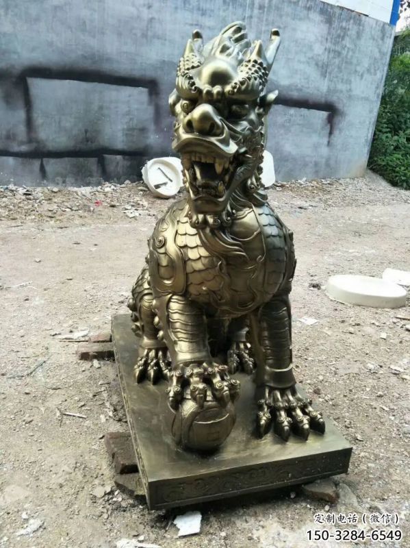 合川校園麒麟雕塑，拉絲海洋雕塑，卡通主題